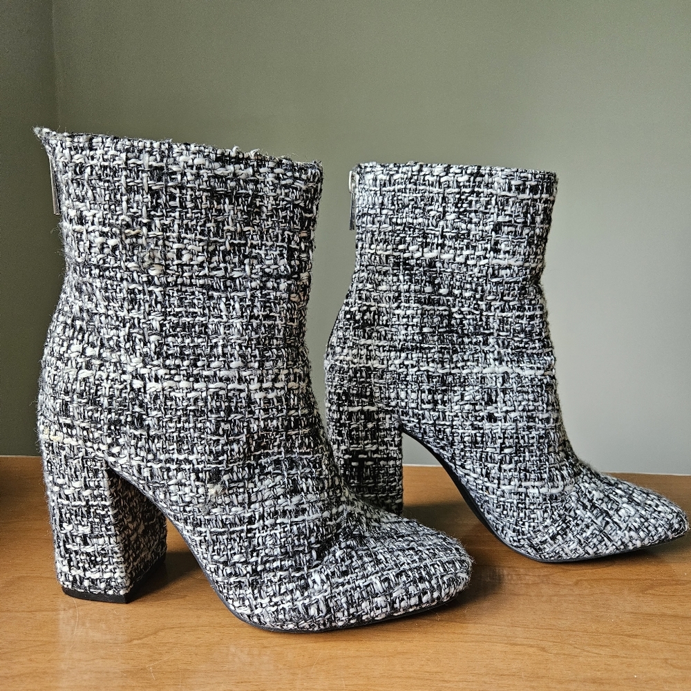 Chunky heel ankle boots